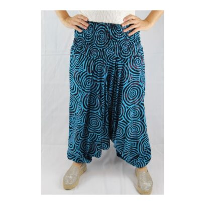 Pantalon afgano espirales, de algodon