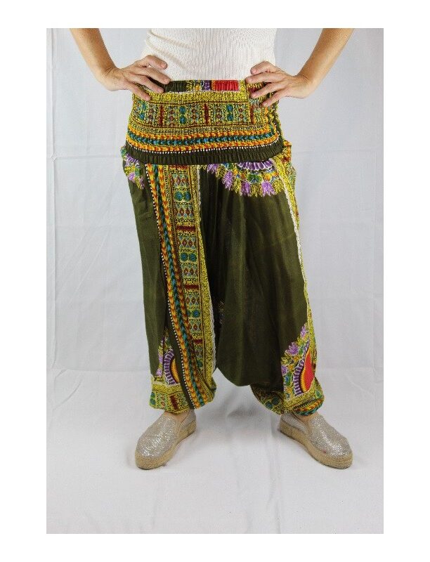 Pantalon afgano africano de rayon